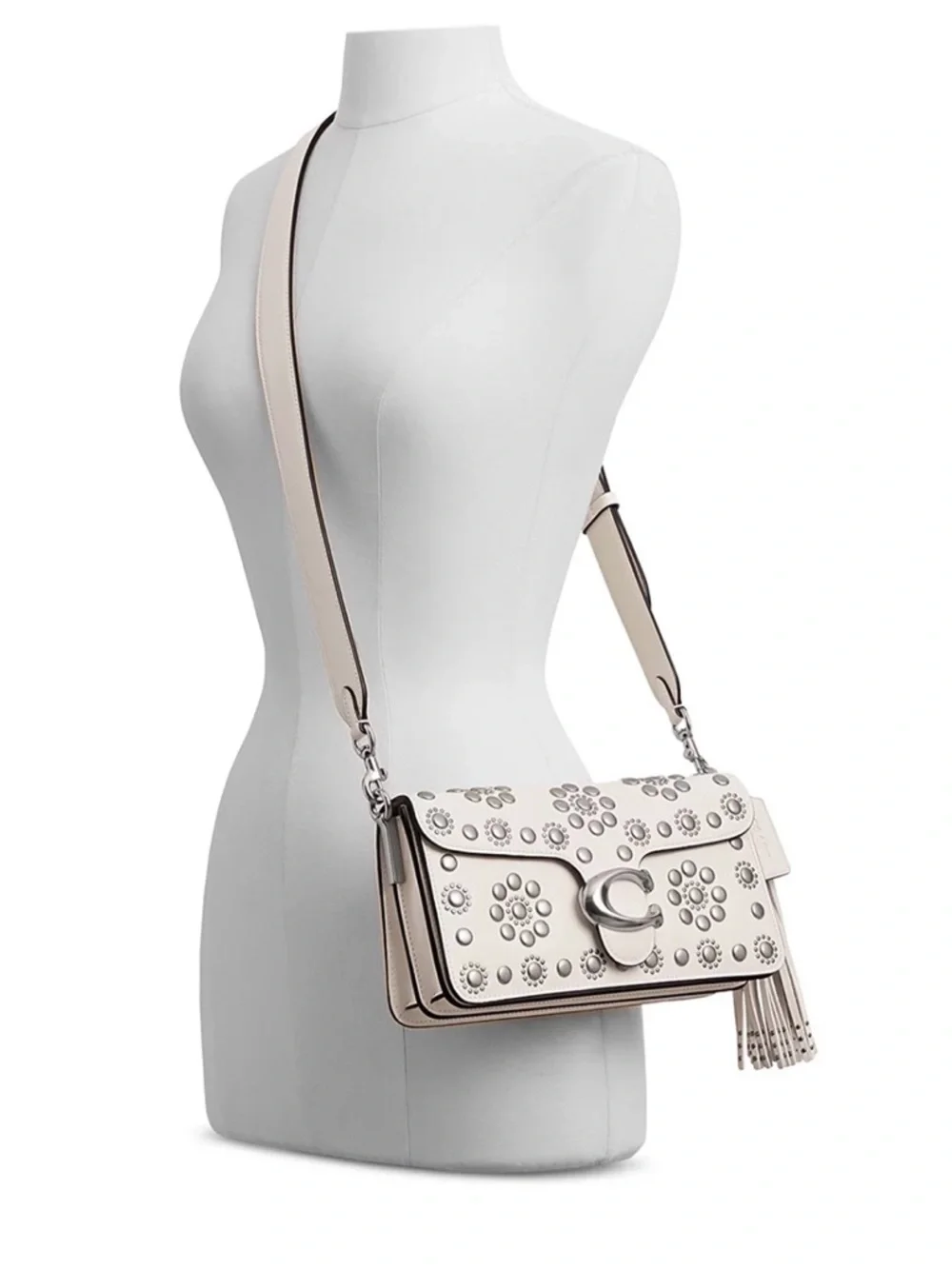 COACH
Tabby 26 Western Rivet Leather Shoulder Bag - Picture 2 of 5